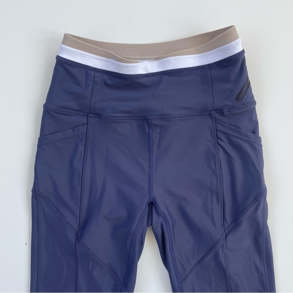 Free People FP Movement Dusty Purple High Rise Ankle Length Leggings Size Small - Picture 3 of 8